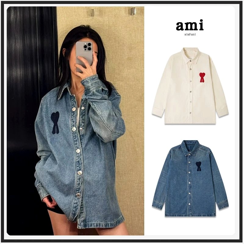 Ami Paris Heart-Embroidered Denim Jacket Review: A $45.97 Oversized Trucker, Bench-Tested