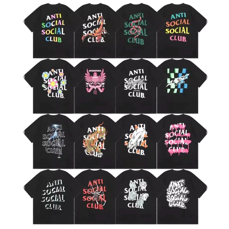 Anti Social Social Club Multicolor T-Shirt Collection Review: Raglan Tees in 29 Cherry Blossom Prints
