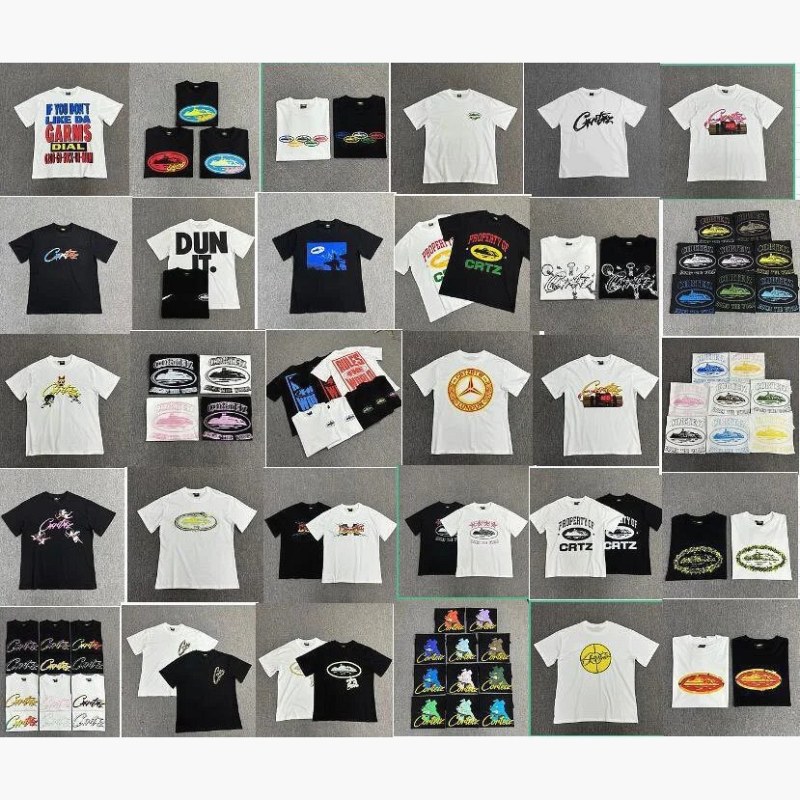 Corteiz Graphic Print Multicolor T-Shirt Collection Review: 3D Lettering, Loose Crew Neck, S–3XL