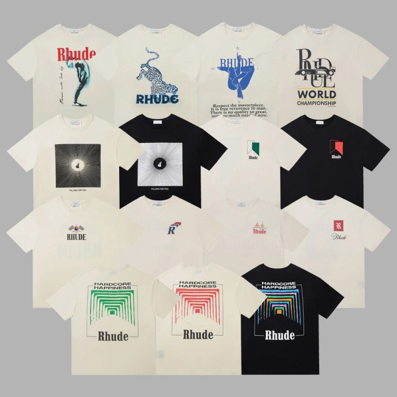 Rhude Multicolor T-Shirt Collection Review: A Boxy Block, 45 Colourways, Two Weeks of Wear